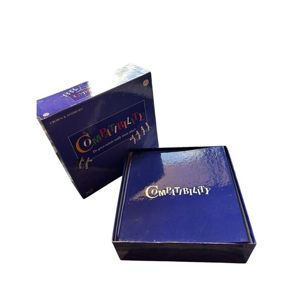 Compatibility Board Game Great Minds Really Think Alike Complete Rare - Picture 5 of 8